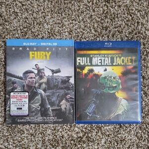 Fury and Full Metal Jacket Blu-ray Disc Set